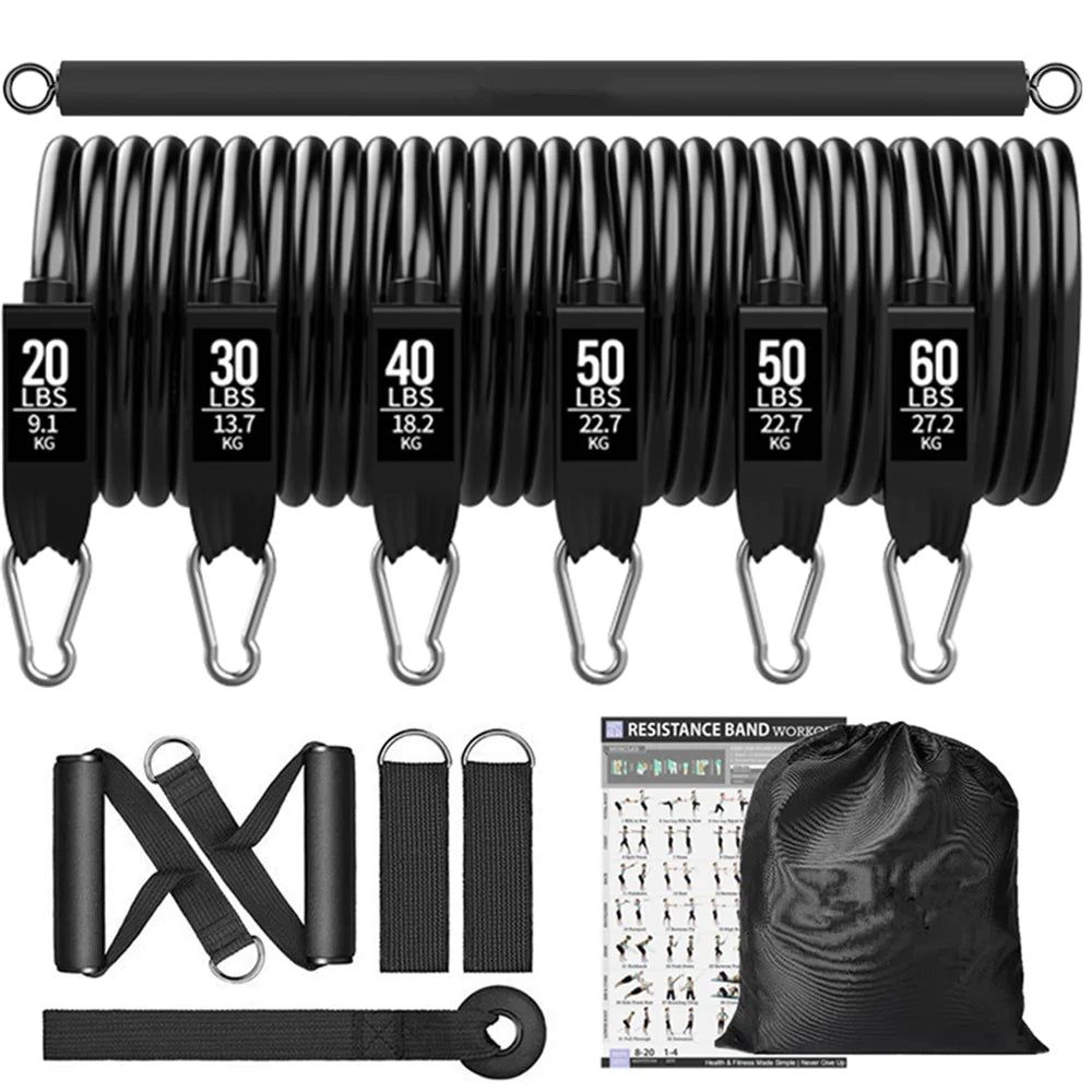 Fitness Resistance Bands Set