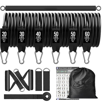 Fitness Resistance Bands Set