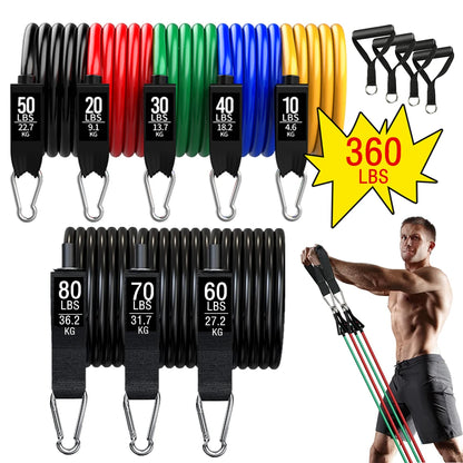 Fitness Resistance Bands Set