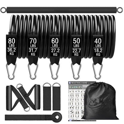 Fitness Resistance Bands Set