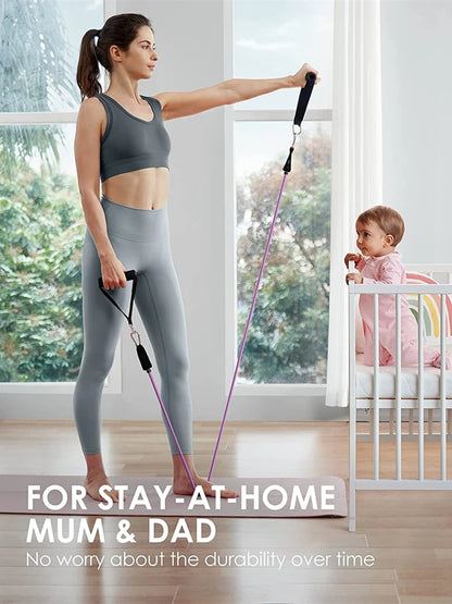 Fitness Resistance Bands Set