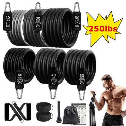 Fitness Resistance Bands Set