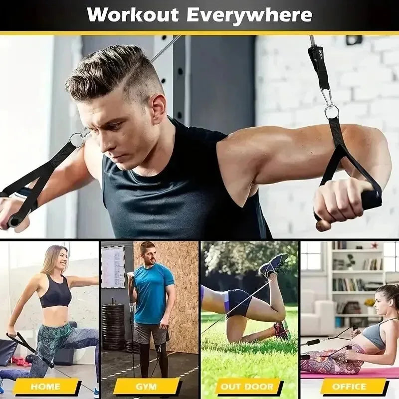 11pcs TPE Resistance Band Set