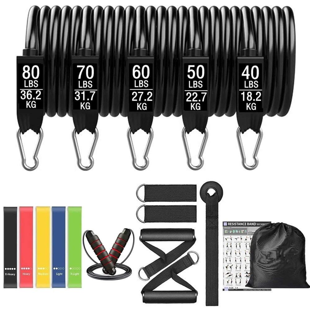 Fitness Resistance Bands Set