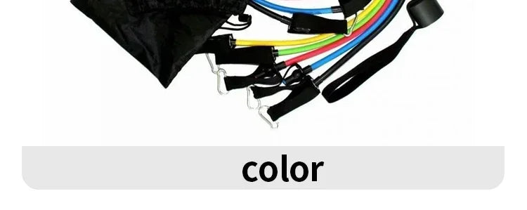 11pcs TPE Resistance Band Set