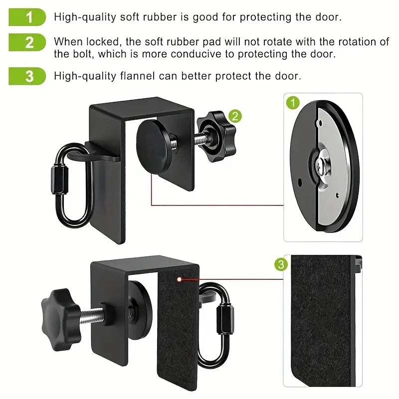 heavy duty door anchor connector For resistance bands