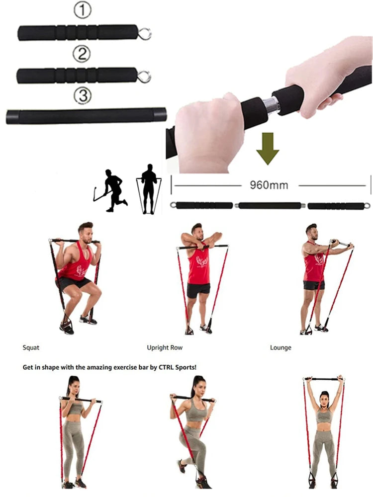 Fitness Resistance Bands Set