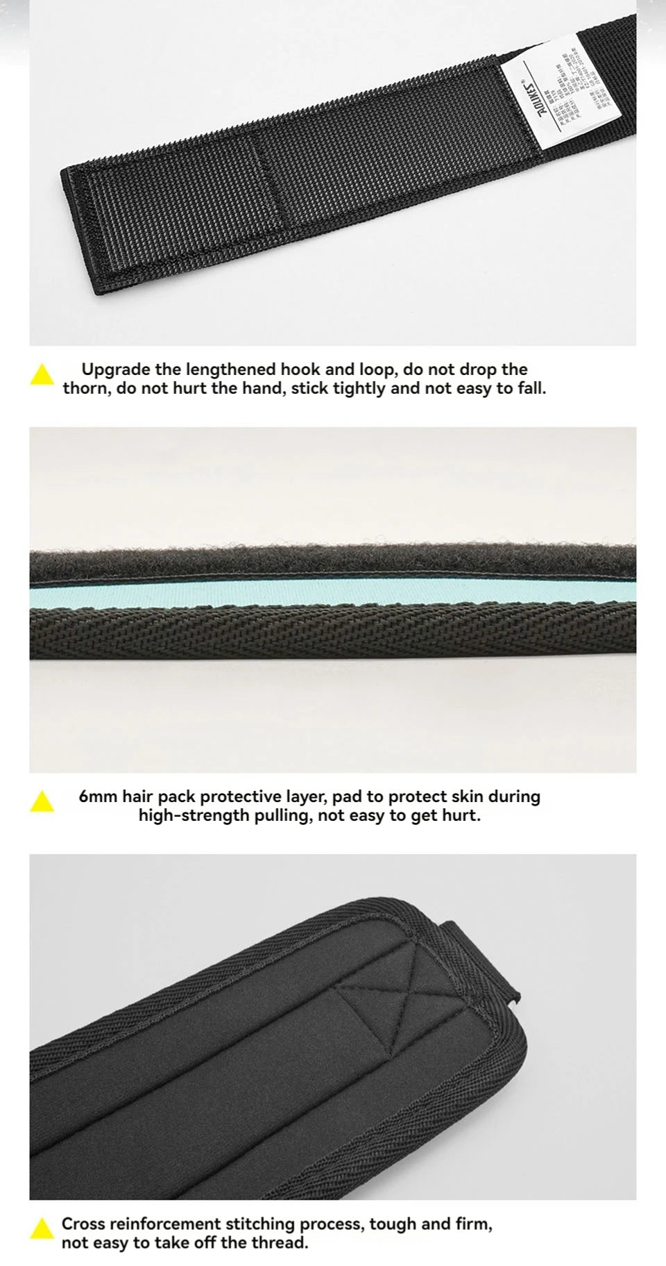 Adjustable D-Ring Ankle Straps for Cable Machines