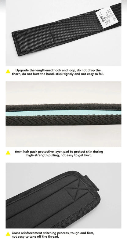 Adjustable D-Ring Ankle Straps for Cable Machines