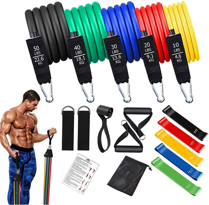 Fitness Resistance Bands Set